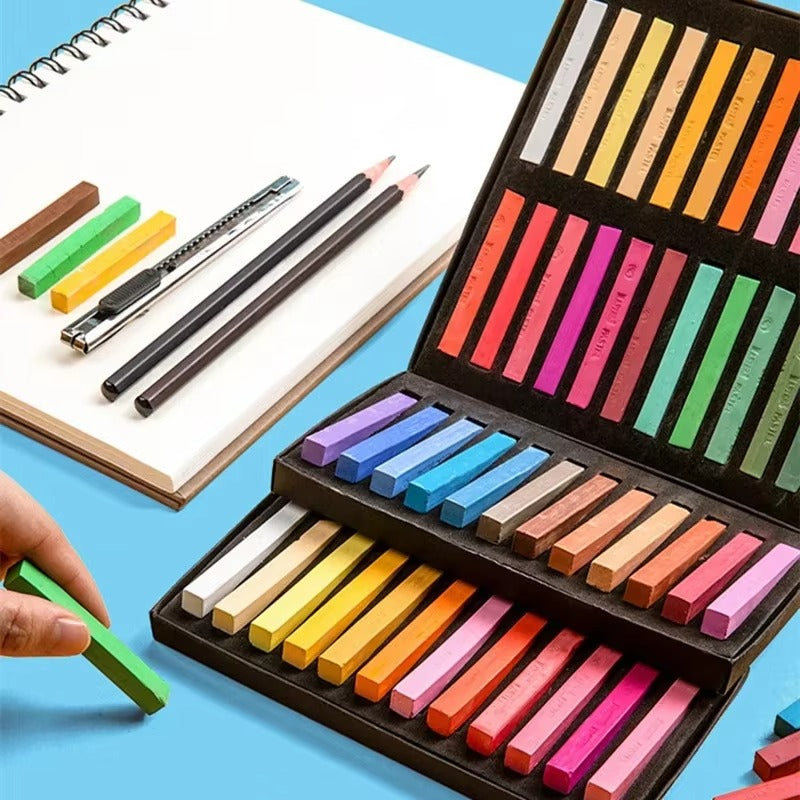 Pastel Wax Crayon Set