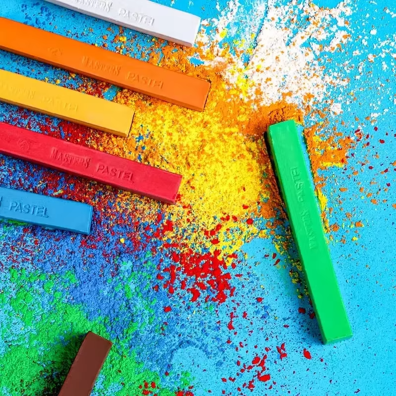 Pastel Wax Crayon Set